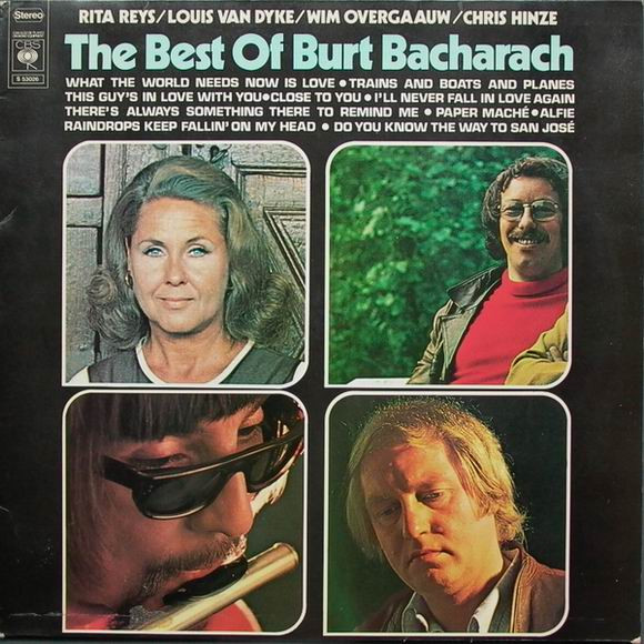 Rita Reys / Louis Van Dyke* / Wim Overgaauw / Chris Hinze - The Best Of Burt Bacharach (LP, Album, Comp)