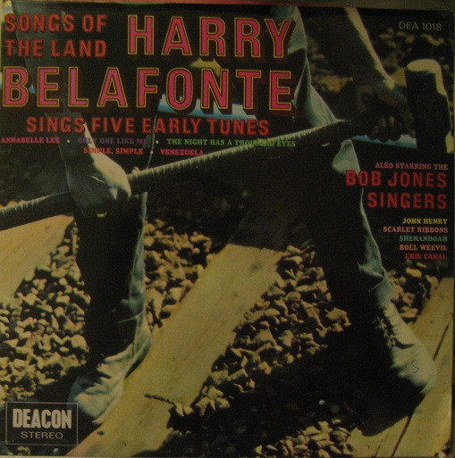 Harry Belafonte / The Bob Jones Singers - Songs Of The Land - Harry Belafonte Sings Five Early Songs (LP, Comp)