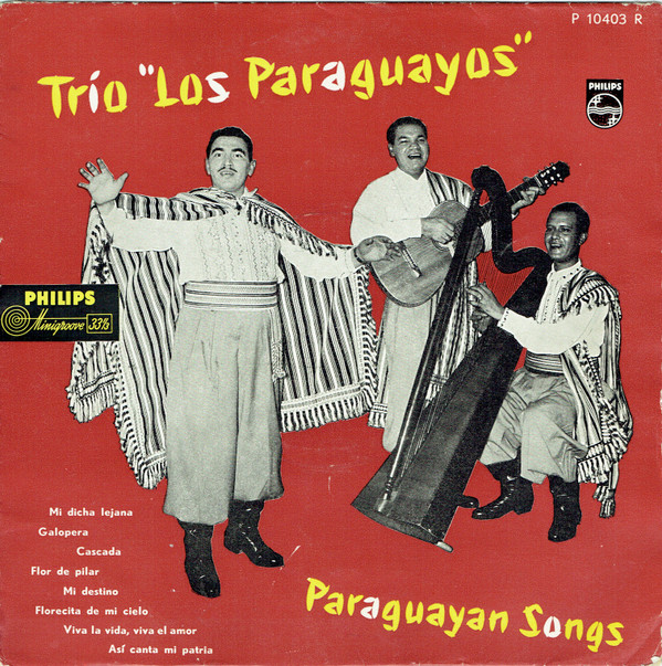 Trio Los Paraguayos - Paraguayan Songs (10", RE)