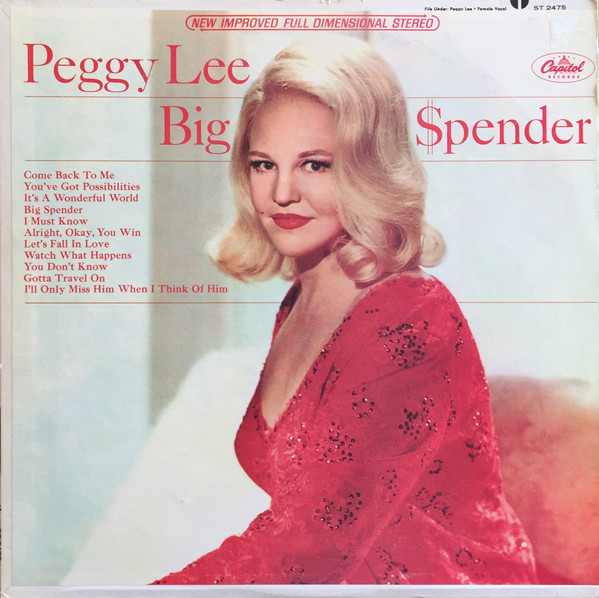 Peggy Lee - Big Spender (LP, Album)