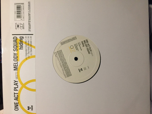 One Act Play (2) Meets  Melody Squad (2) - Hiding (12")