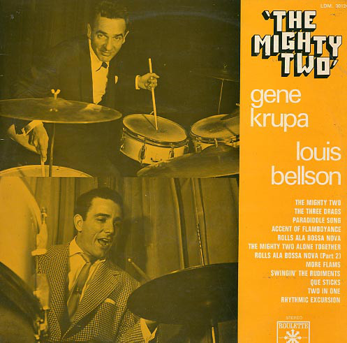 Gene Krupa / Louis Bellson - The Mighty Two (LP, Album, RE)