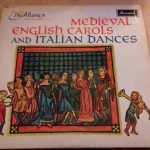 New York Pro Musica - Medieval English Carols And Italian Dances (LP)