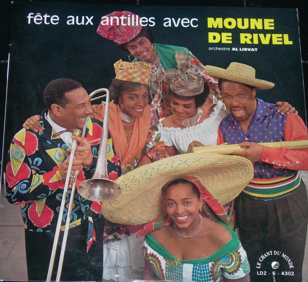 Moune De Rivel, Al Lirvat Et Son Orchestre Antillais - Fête Aux Antilles Avec Moune De Rivel (10", Album)