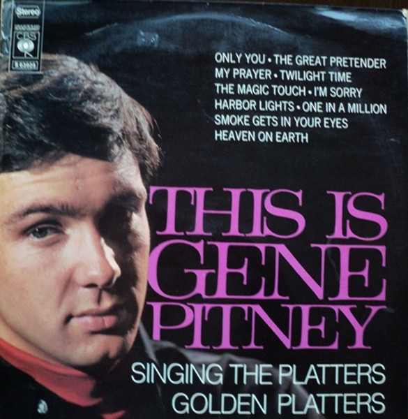 Gene Pitney - This Is Gene Pitney Singing The Platters Golden Platters (LP)