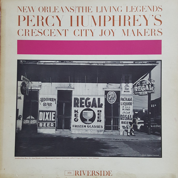 Percy Humphrey's Crescent City Joymakers* - Percy Humphrey's Crescent City Joy Makers (LP, Album, Mono)