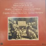 Josquin Des Prés, Capella Antiqua München, Konrad Ruhland - Missa La Sol Fa Re Mi - Motetten - Chansons - Instrumentalmusik (2xLP, Album)
