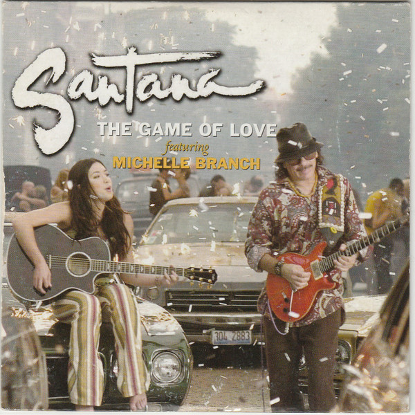 Santana Featuring Michelle Branch - The Game Of Love (CD, Single, Car)