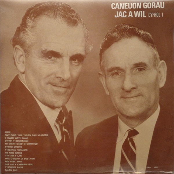 Jac A Wil - Caneuon Gorau Jac A Wil : Cyfrol 1 (LP, Mono)