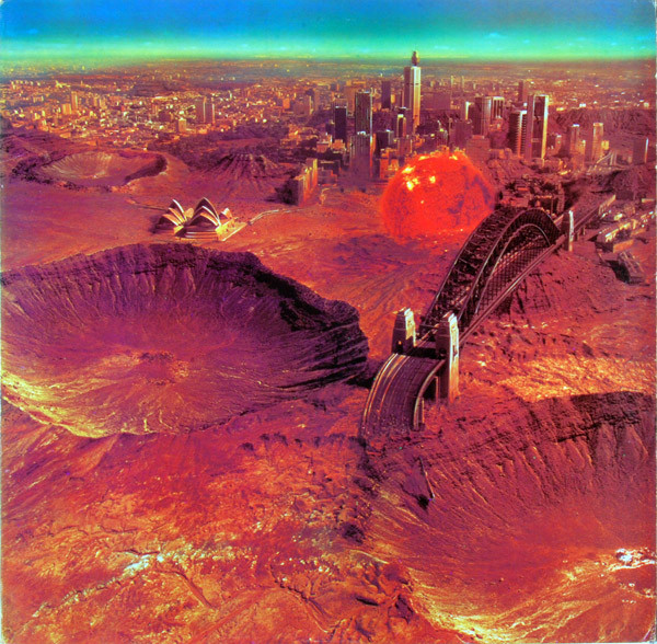 Midnight Oil - Red Sails In The Sunset (LP, Album, Pit)