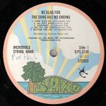 The Incredible String Band - Be Glad For The Song Has No Ending (LP, Album) - Afbeelding 3