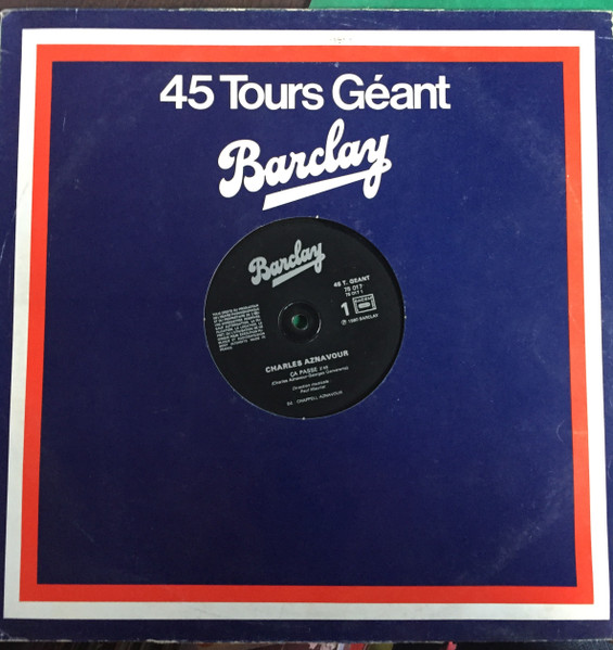 Charles Aznavour - Ça Passe (12", Single)