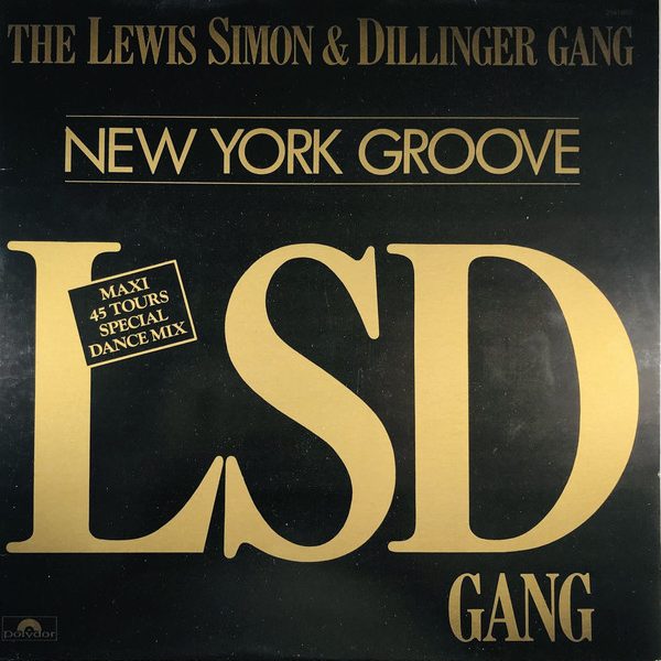The Lewis Simon & Dillinger Gang - New York Groove (12", Maxi)