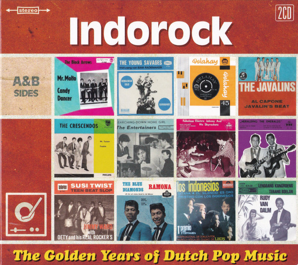 Various - The Golden Years Of Dutch Pop Music - Indorock (A&B Sides) (2xCD, Album, Comp)