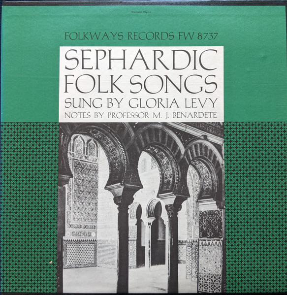 Gloria Levy - Sephardic Folk Songs (LP, Album, RE)