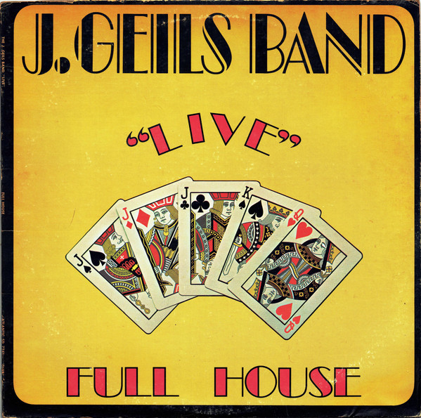 The J. Geils Band - "Live" Full House (LP, Album, RE, PR )