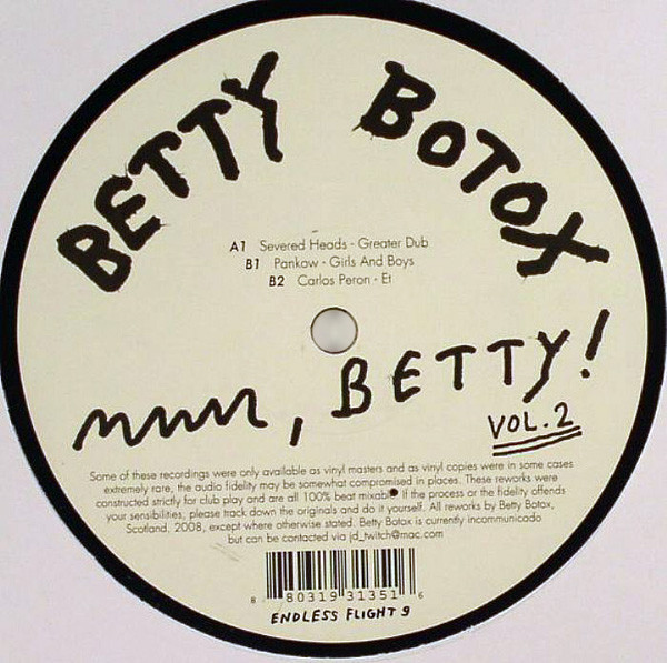 Betty Botox - Mmm, Betty! Vol. 2 (12", EP)