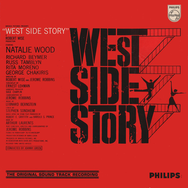 Leonard Bernstein - West Side Story (The Original Sound Track Recording) (LP, Album, Mono, Gat)