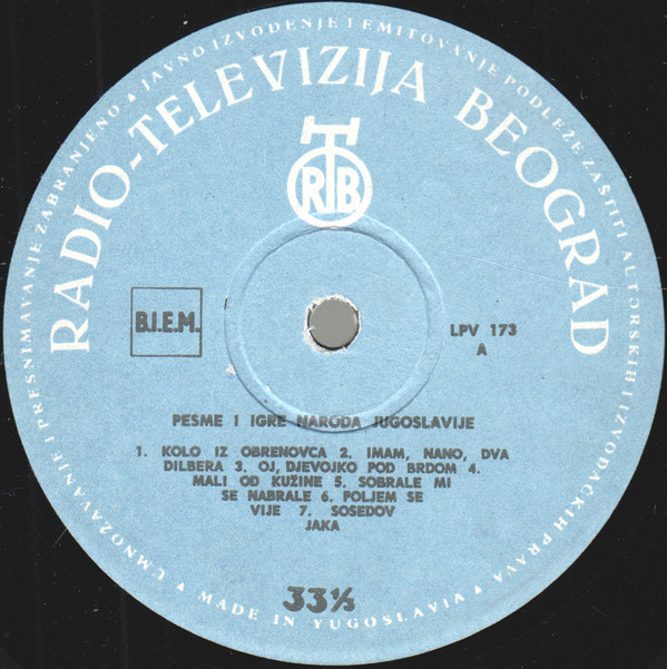 Various - Pesme I Igre Naroda Jugoslavije (Treće Međunarodno Takmičenje Vatrogasaca) (LP, Comp, RE)