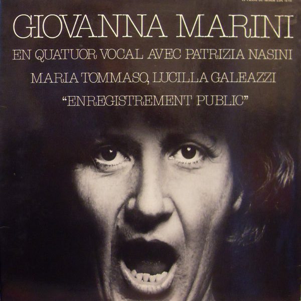 Giovanna Marini En Quatuor Vocal Avec Patrizia Nasini, Maria Tommaso, Lucilla Galeazzi - Enregistrement Public (LP, Album)