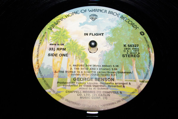 George Benson - In Flight (LP, Album, Gat)