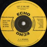 J. J. Sparks - Let It Be Me (12")