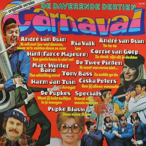 Various - De Daverende Dertien Carnaval (LP, Comp)