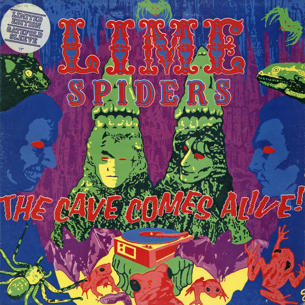 The Lime Spiders - The Cave Comes Alive! (LP, Album, Ltd, Gat)