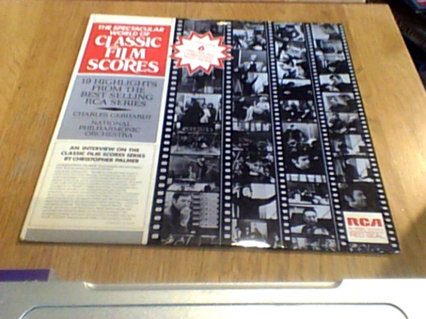 Charles Gerhardt, National Philharmonic Orchestra - The Spectacular World Of Classic Film Scores (LP, Comp, Whi)