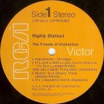 The Friends Of Distinction - Highly Distinct (LP, Album) - Afbeelding 3