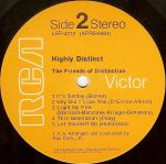 The Friends Of Distinction - Highly Distinct (LP, Album) - Afbeelding 4