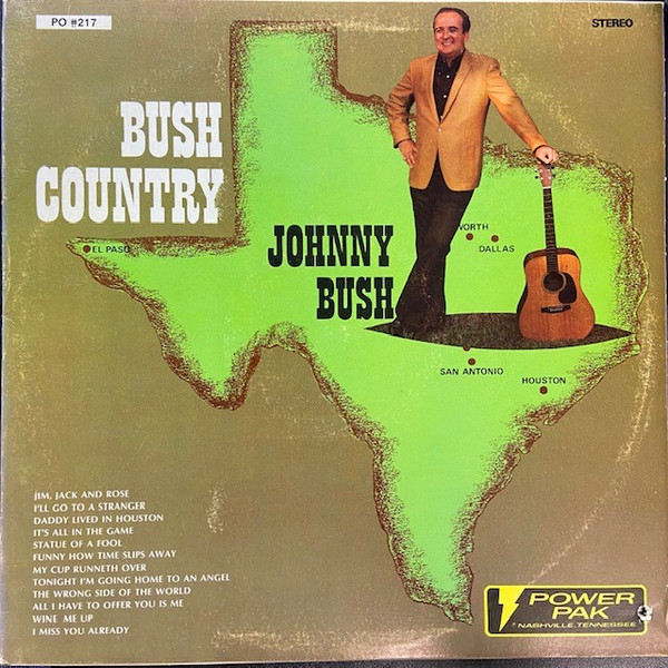 Johnny Bush - Bush Country (LP, Album, RE)