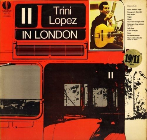 Trini Lopez - Trini Lopez In London (LP, Album, RE)