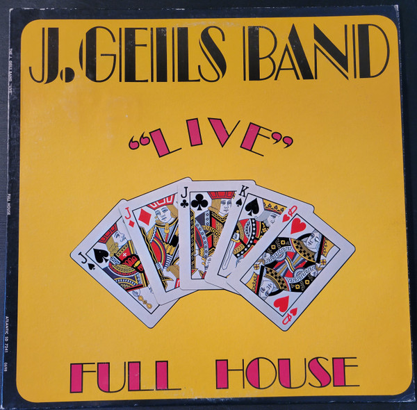 The J. Geils Band - "Live" Full House (LP, Album, RP, SP)