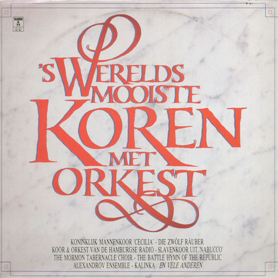Various - 's Werelds Mooiste Koren Met Orkest (2xLP, Comp)