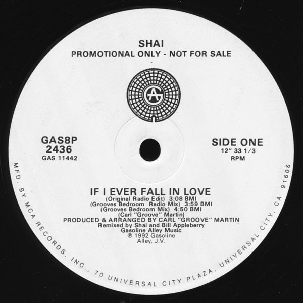 Shai (3) - If I Ever Fall In Love (12", Promo)