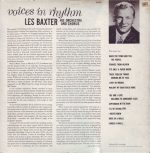 Les Baxter His Les Baxter & His Orchestra And Les Baxter Chorus - Voices In Rhythm (LP, Album, Mono) - Afbeelding 2