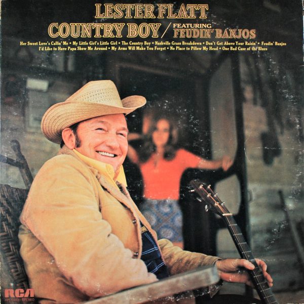 Lester Flatt - Country Boy (Featuring Feudin' Banjos) (LP, Album, Ind)