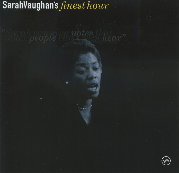 Sarah Vaughan - Sarah Vaughan's Finest Hour (CD, Comp, RE)