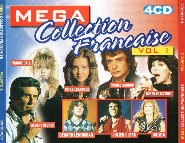 Various - Mega Collection Francaise Vol 1 (4xCD, Comp)