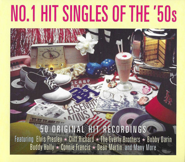 Various - No.1 Hit Singles Of The '50s (2xCD, Comp, HHO)