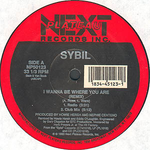 Sybil - I Wanna Be Where You Are / Living For The Moment (12")