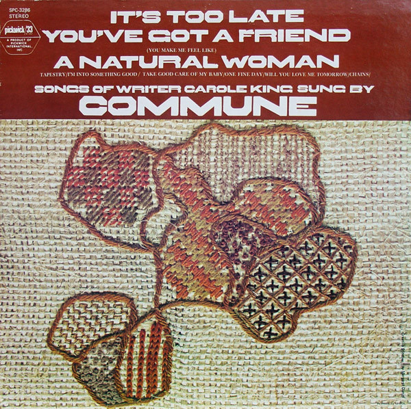 Commune (3) - Sing Songs Of Writer Carole King (LP, Album)