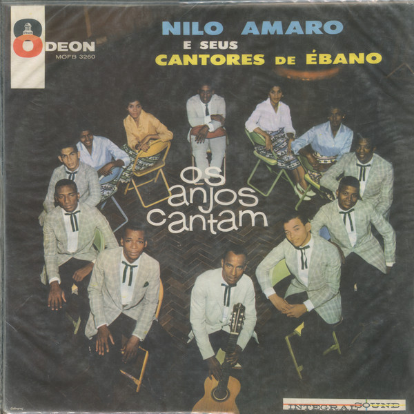 Nilo Amaro E Seus Cantores De Ébano - Os Anjos Cantam (LP, Album, Mono, San)