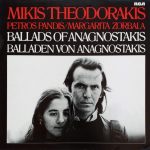 Mikis Theodorakis - Petros Pandis* / Margarita Zorbala - Ballads Of Anagnostakis = Balladen Von Anagnostakis (LP, Album, RE)