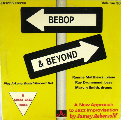 Jamey Aebersold : Ronnie Matthews*, Ray Drummond, Marvin Smith* - Bebop & Beyond: Volume 36 (LP)