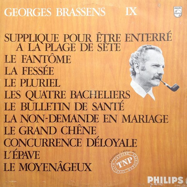 Georges Brassens - IX (LP, Album, Ⓢ)
