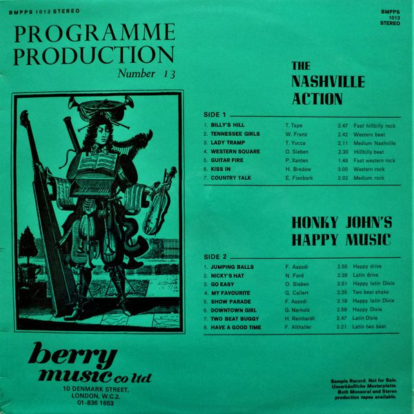 The Nashville Action / Honky John's Happy Music - Programme Production Number 13 (LP)