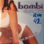 Bombi - When I Need You (CD, Single)