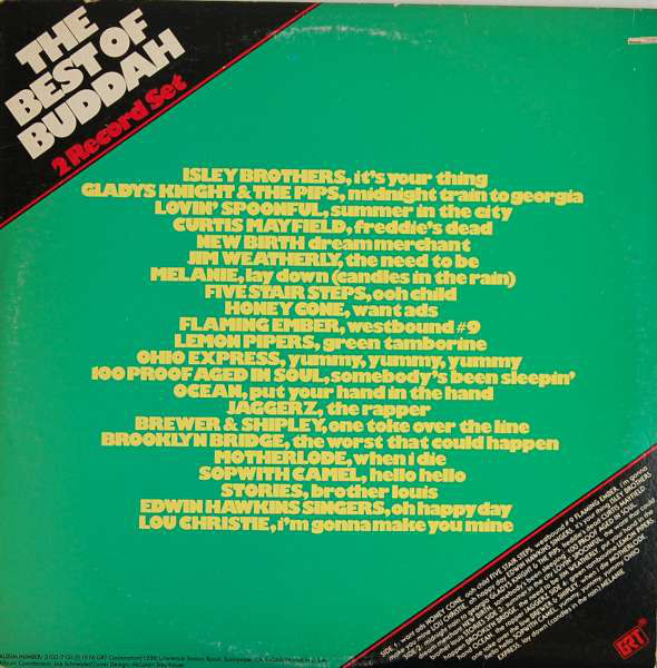 Various - Best Of Buddah (2xLP, Album, Comp)